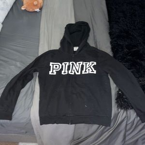 Black pink jacket
